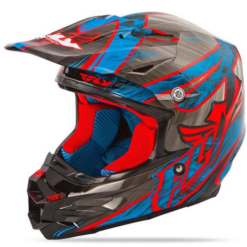 Fly Racing F2 Carbon Acetylene Helmet – Red/Blue