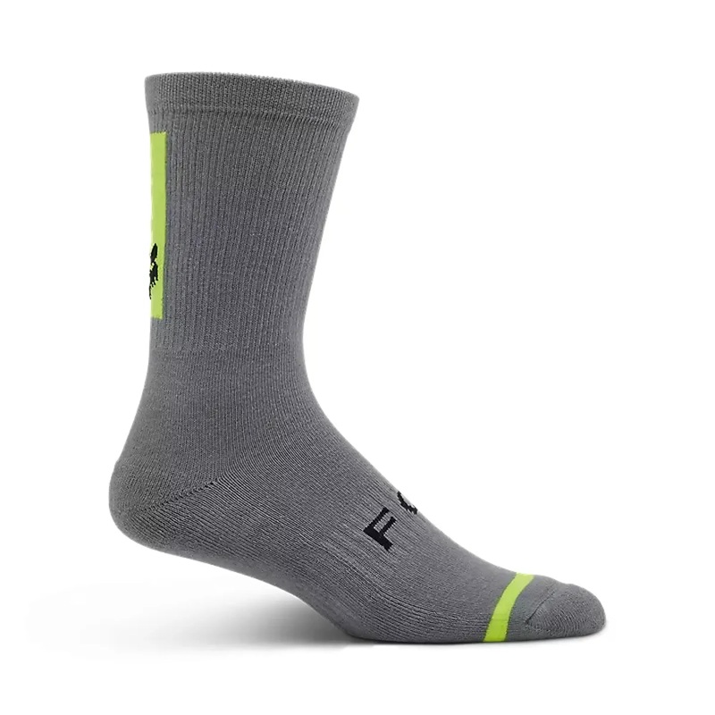 Fox Racing 8″ Defend Sock – Steel Gray