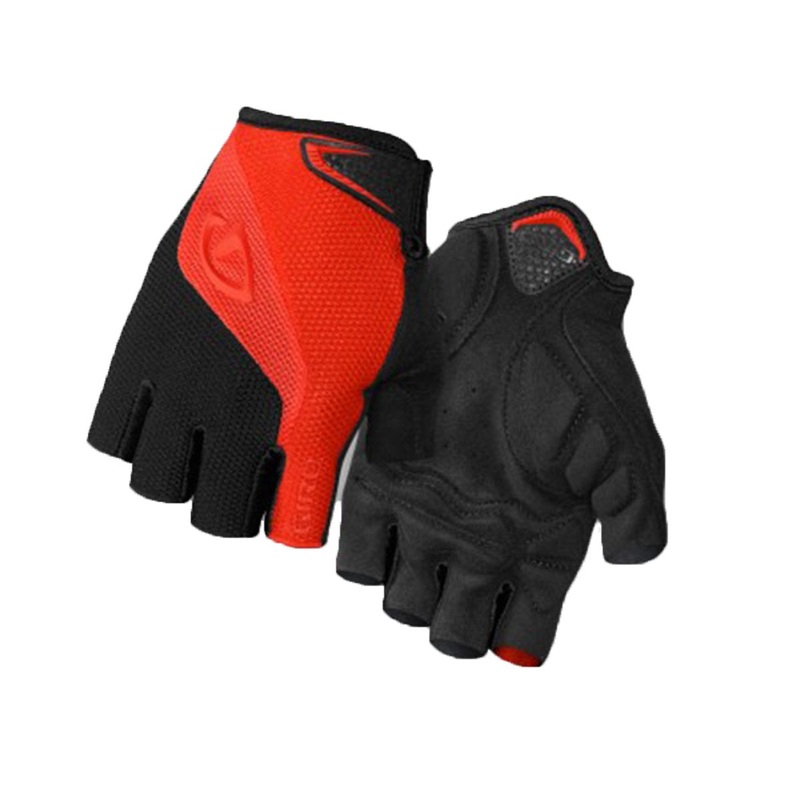 Giro Bravo Gel Road Cycling Glove – Red-Black