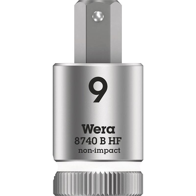 Wera, 8740B HF Zyklop, 3/8” Drive, Hex 9.0 x 38.5mm with HF