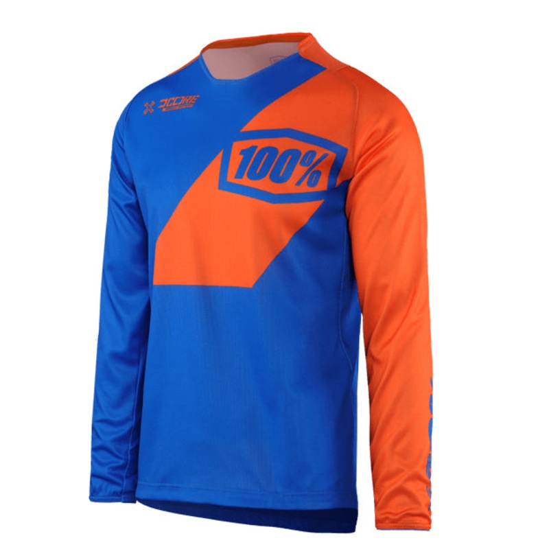 100% R-Core Downhill BMX Race Jersey-Nova Royal Blue