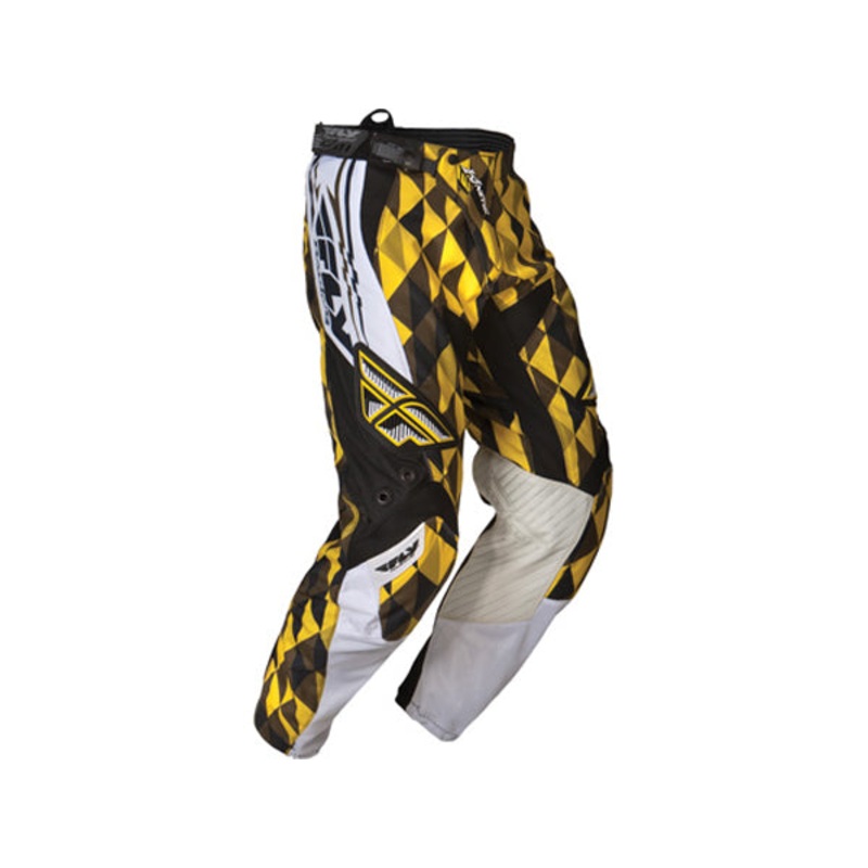 Fly Racing 2012 Kinetic Race Pants-Yellow/Black