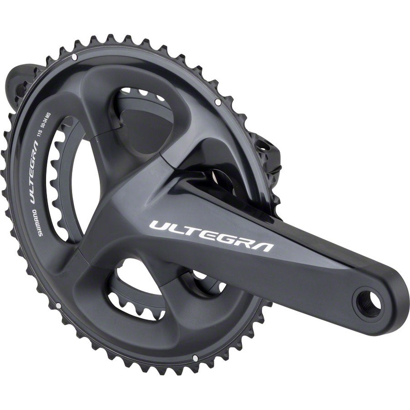 Shimano Ultegra FC-R8000 Crankset – 172.5mm 11-Speed 50/34t 110 Asymmetric BCD Hollowtech II Spindle Interface BLK