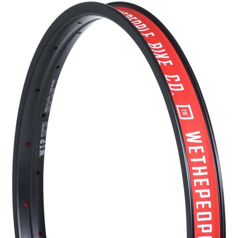 We The People Logic Rim – 20″, Black, 36H, Welded