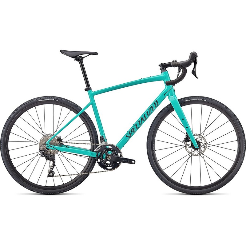 2022 Specialized diverge e5 elite bike gloss lagoon blue/smoke/chrome/clean 49