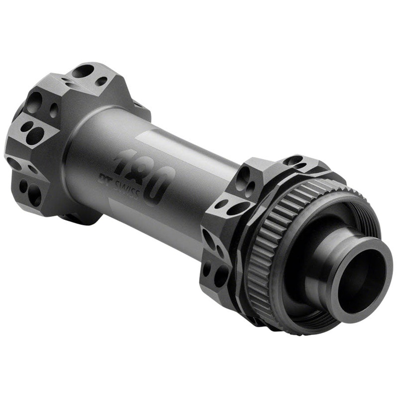 DT Swiss 180 Front Hub – 12 x 100mm Center-Lock Black 28h Straight Pull