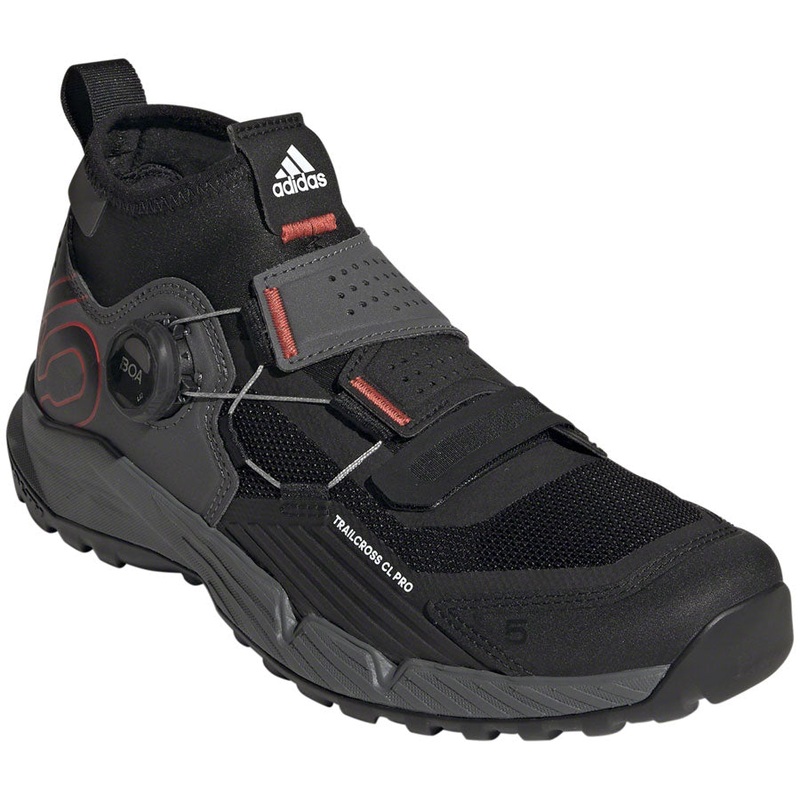 Five Ten Trailcross Pro Mountain Clipless Shoes – Womens Gray/BLK/Red 10.5