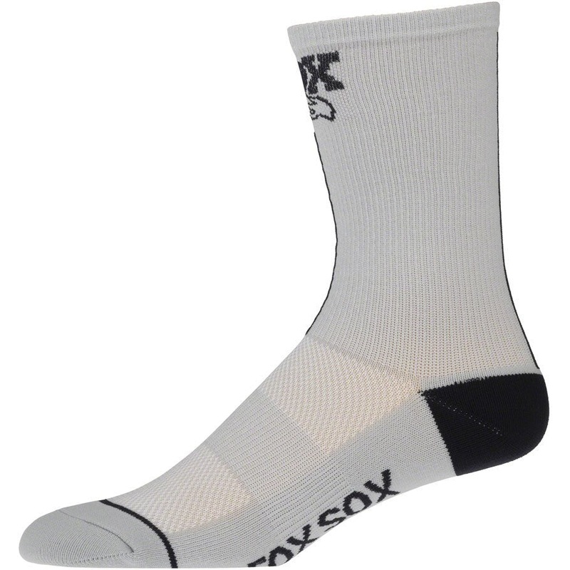 FOX Transfer Coolmax Socks – Gray – 7″ – Large/X-Large