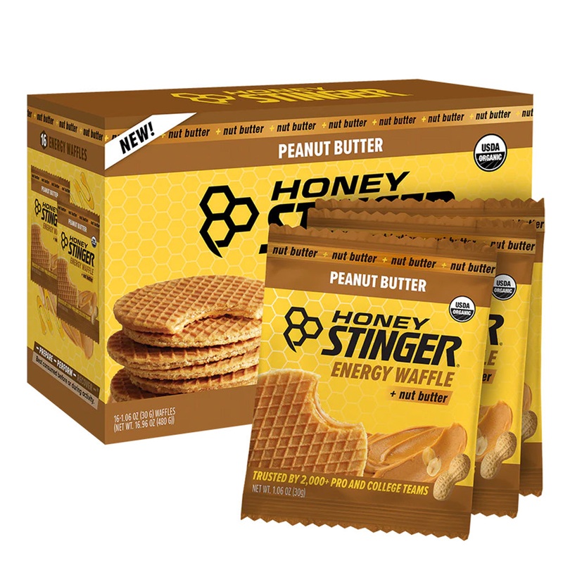 Honey Stinger Energy Waffles + Nut Butter