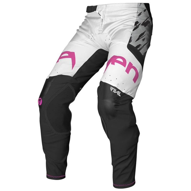SevenMx Rival Clash Pant White/Gray 32