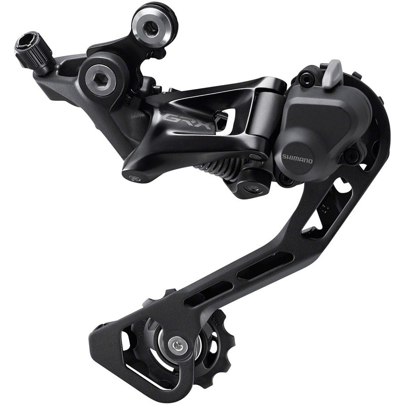 Shimano GRX RD-RX400 Rear Derailleur – 10-Speed, Long Cage, Black, With Clutch