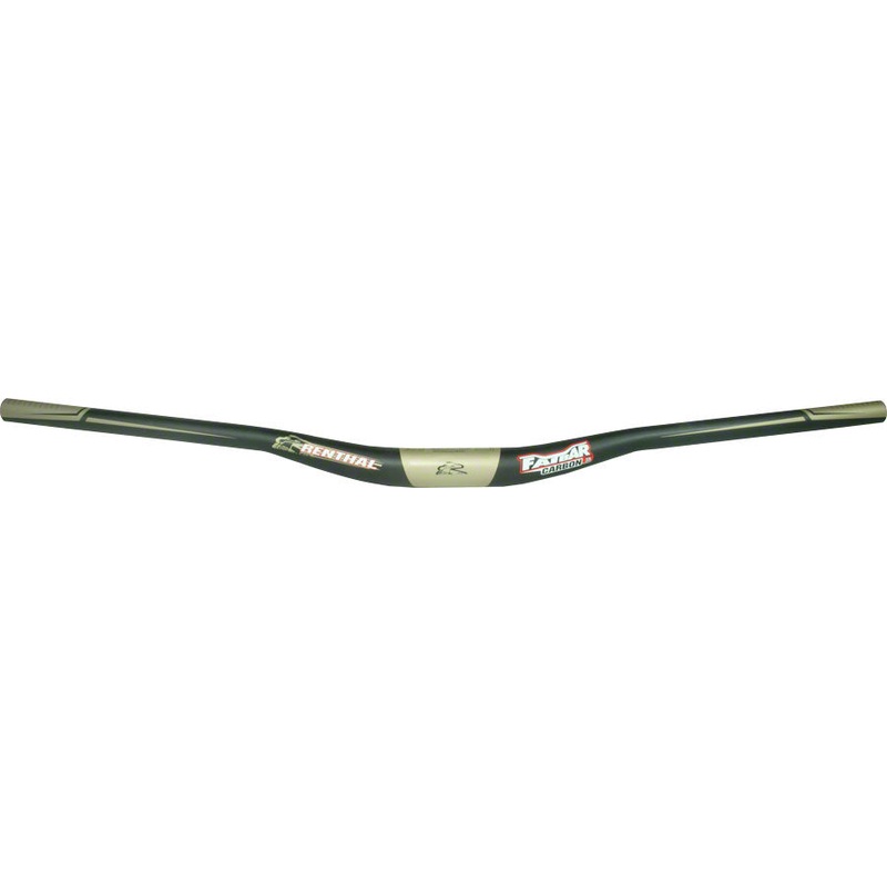 Renthal FatBar Carbon 35 Handlebar – Carbon, 10mm, 800mm, 35mm, Black