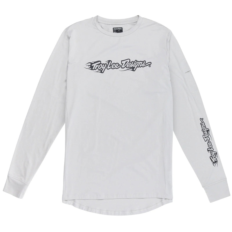 Troy Lee Designs Ruckus Long Sleeve Ride Tee – Burn Out – Mist