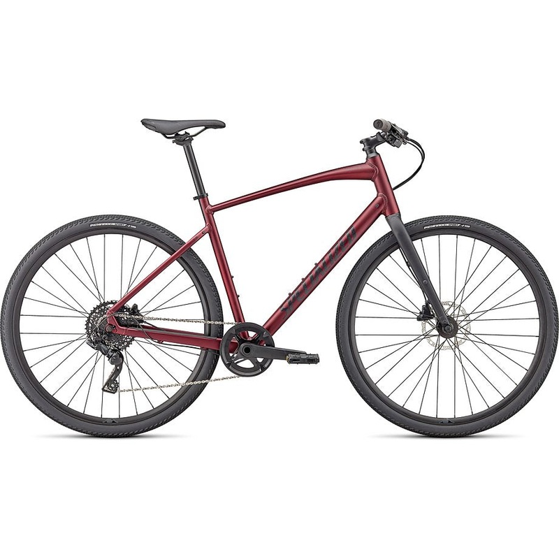 2023 Specialized sirrus x 3.0 bike satin maroon / black / satin black reflective l