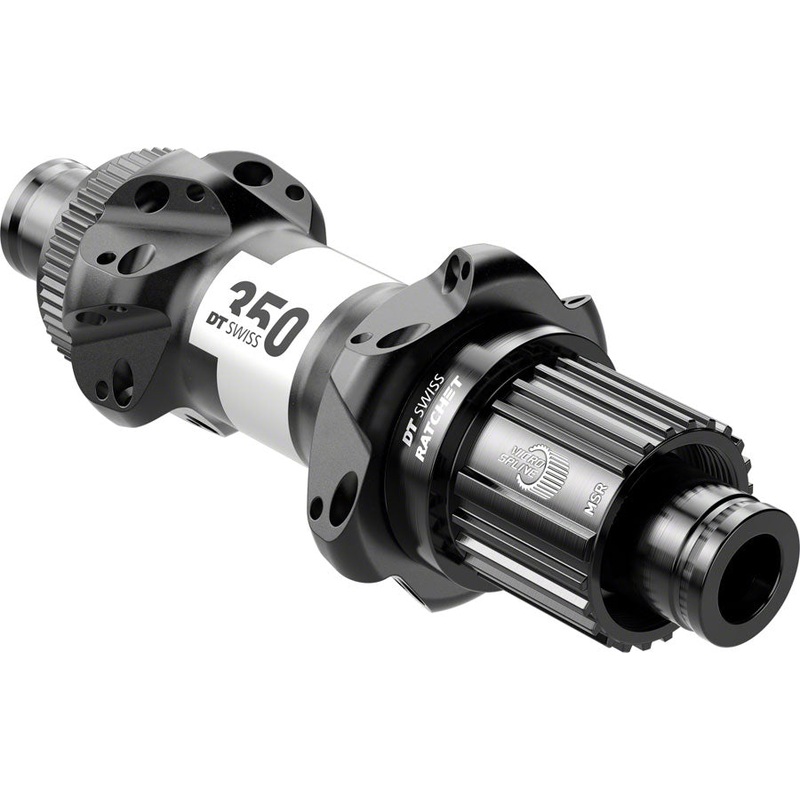 DT Swiss 350 Rear Hub – 12 x 142mm Center-Lock Micro Spline BLK 24H Straight Pull 36pt