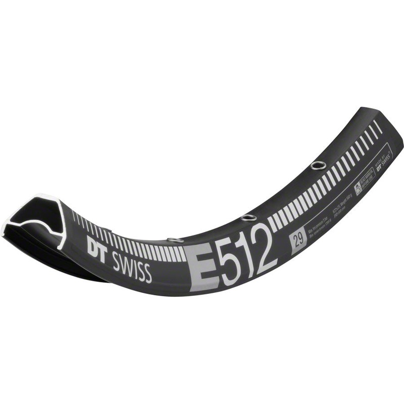 DT Swiss E 512 Rim – 29″, Disc, Black, 28H