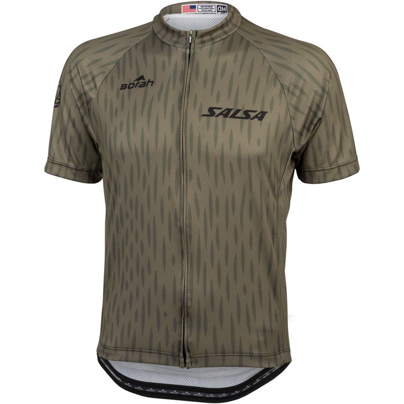 Salsa Men’s Hinterland Jersey – Medium, Olive Green