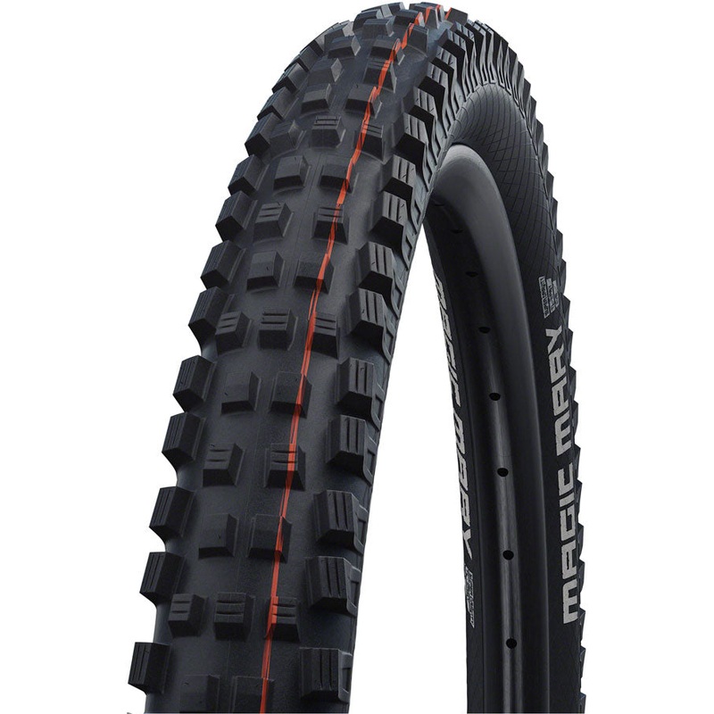 Schwalbe Magic Mary Tire – 29 x 2.4″ Tubeless Folding BLK Evolution Line Addix Soft Super Trail