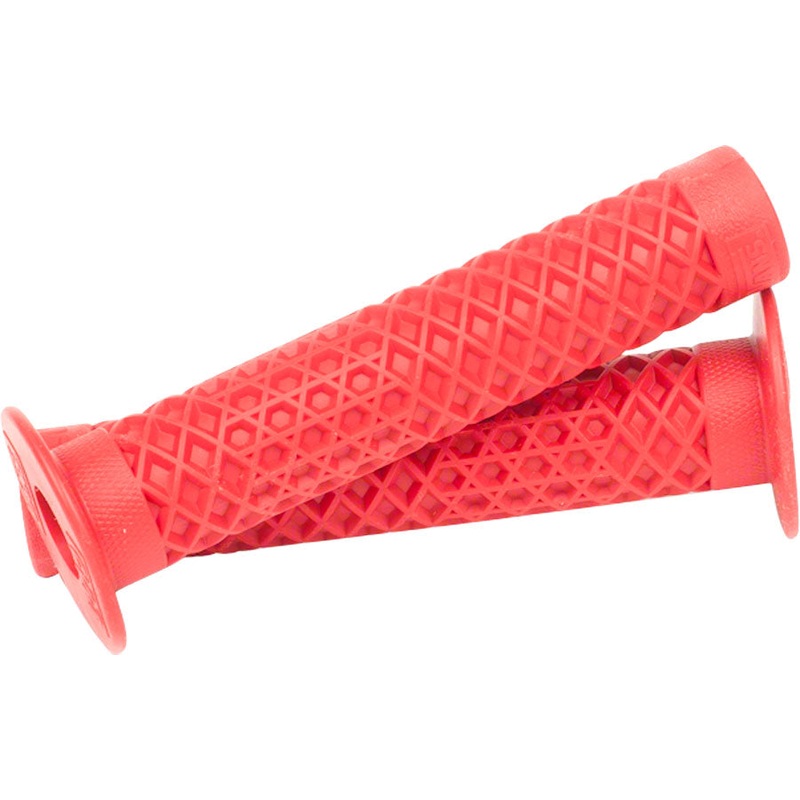 ODI Cult x Vans Handlebar Grips Red Flange Waffle Pattern No Lock 150mm