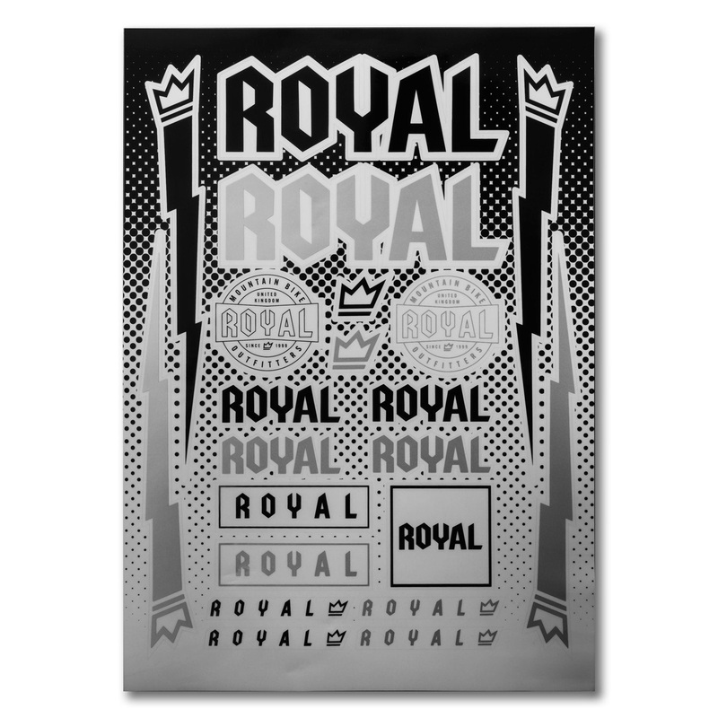 Royal Racing A4 Laminated Sticker Sheet