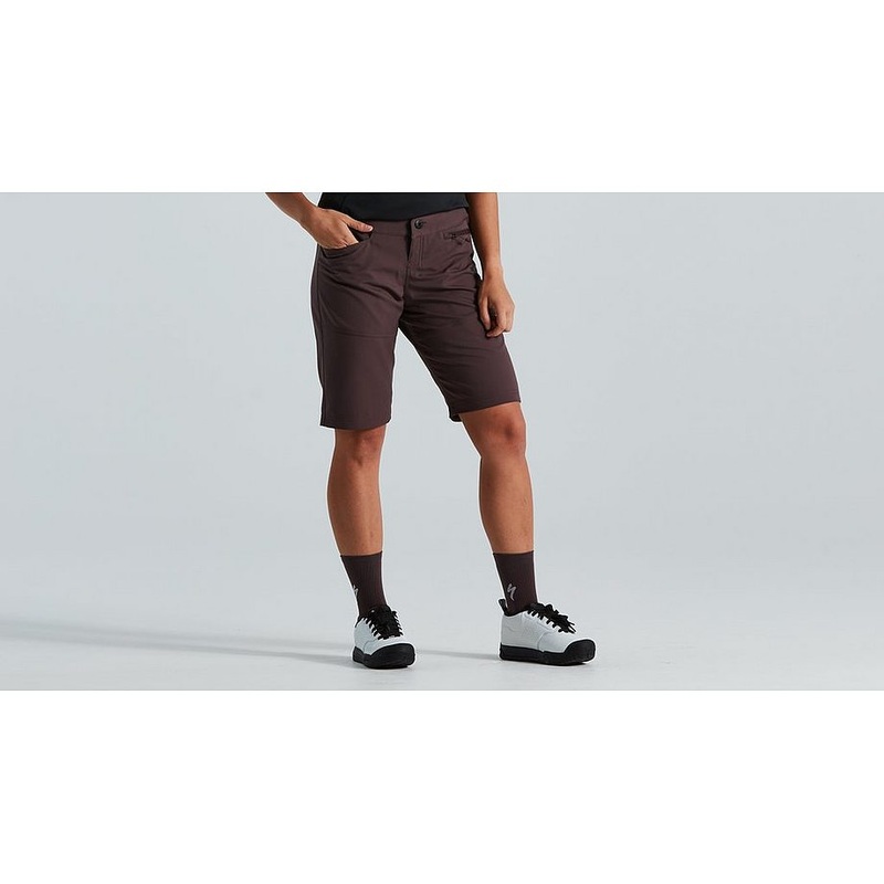 Specialized trail short w/liner wmn cast umber xs
