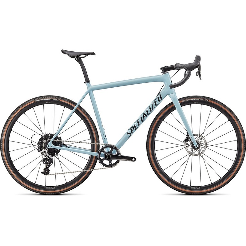 2022 Specialized crux comp bike gloss arctic blue/tarmac black 58
