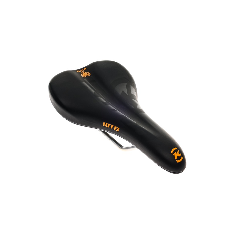 WTB Volt Kona Saddle 143mm Steel Rails Black/Orange