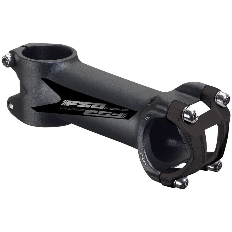 Full Speed Ahead Gossamer Stem – 120mm, 31.8 Clamp, +/-6, 1 1/8″, Alloy, Black