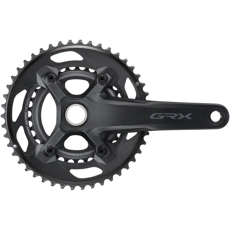 GRX FC-RX610-2 Crankset – 165mm 12-Speed 46/30t 110/80 BCD Hollowtech II Spindle Interface BLK