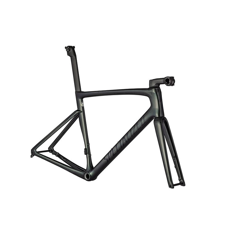 Specialized tarmac sl7 10r frmset gloss carbon/oil tint/forest green 44