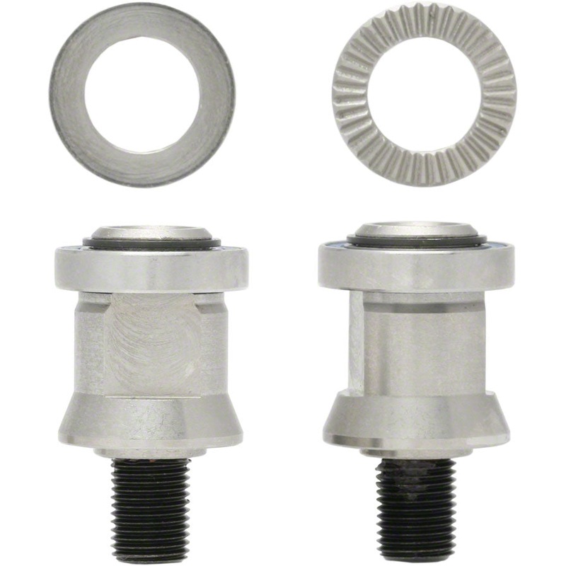 Surly Trailer Hitch Mount Axle Nuts: Fits 10x1mm Threaded Axles or Surly Direct-Frame Mounting, Pair