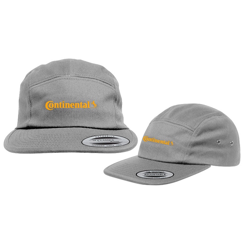 Continental 5 Panel Hat – Gray