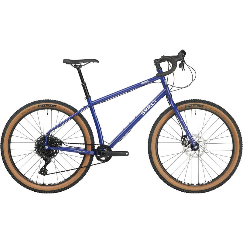 Surly Grappler Bike – 27.5, Steel, Subterranean Homesick Blue, X-Large