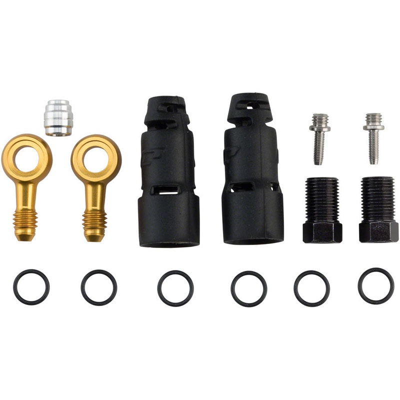Jagwire Pro Quick-Fit Adapters for Hydraulic Hose – Fits SRAM Guide R/RS/RSC/Ultimate and Avid Juicy 5/7/Carbon/Ultimate