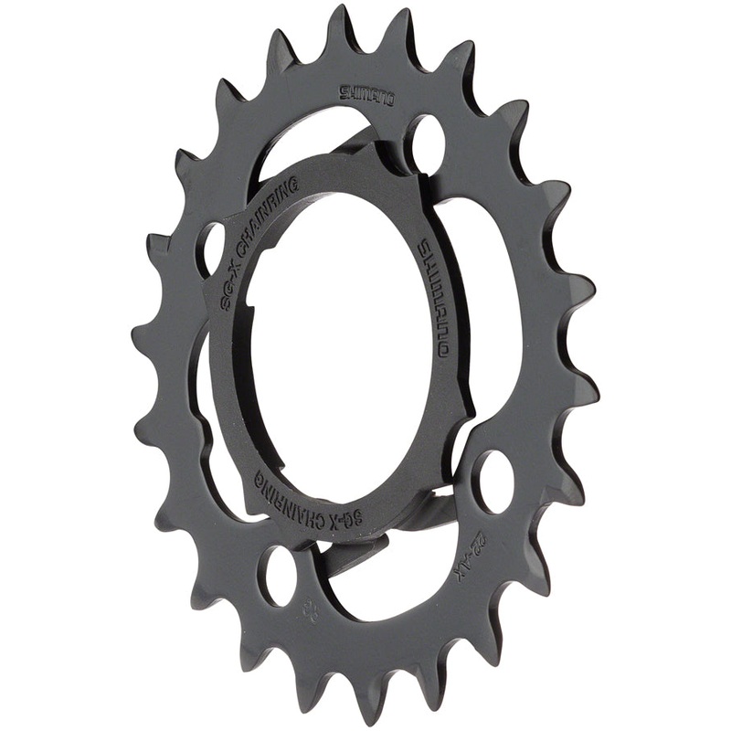 Shimano Alivio M4000 Chainring – 22t 64 BCD 4-Bolt 9-Speed Black