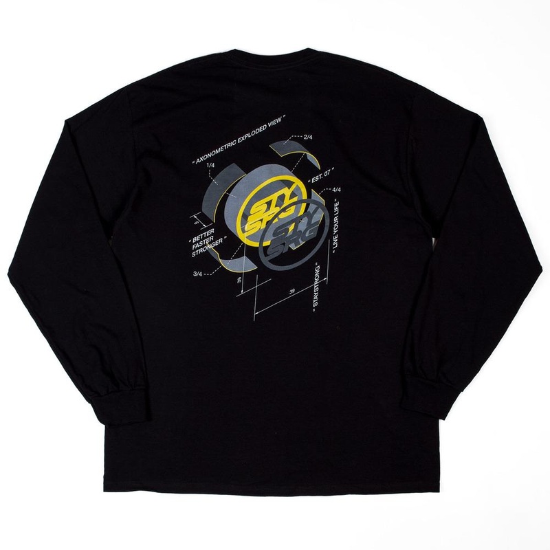 Stay Strong x Jonny Mole Exploded Long Sleeve T-Shirt – Black