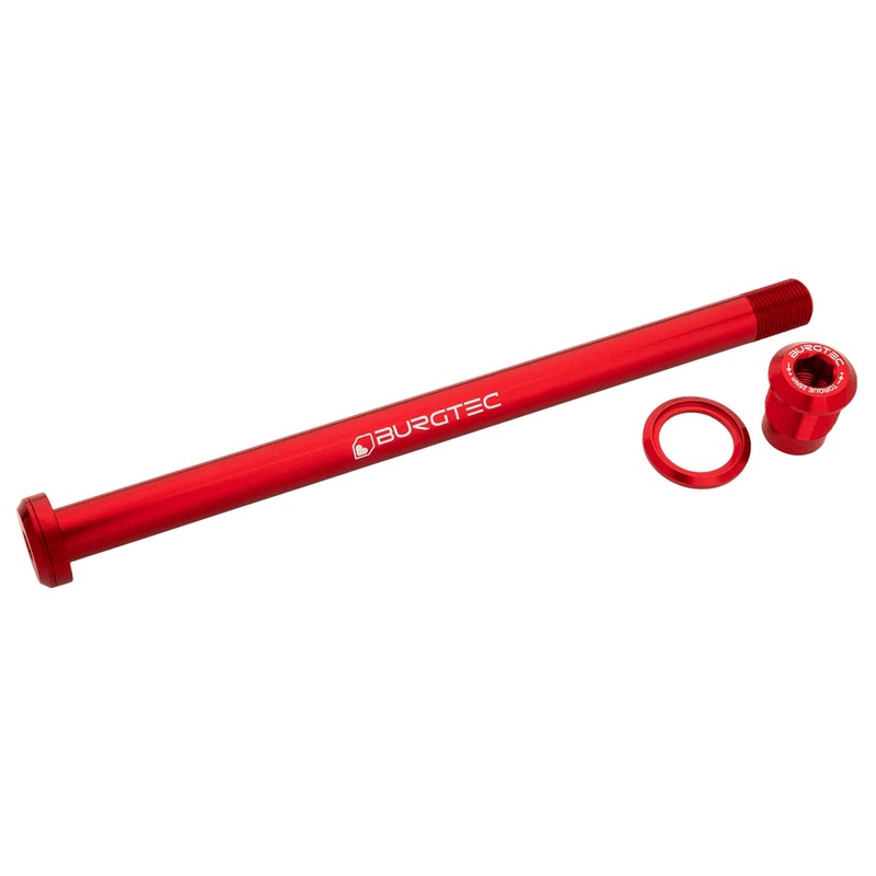 Burgtec Pivot 185.3mm UDH Rear Axle – Race Red