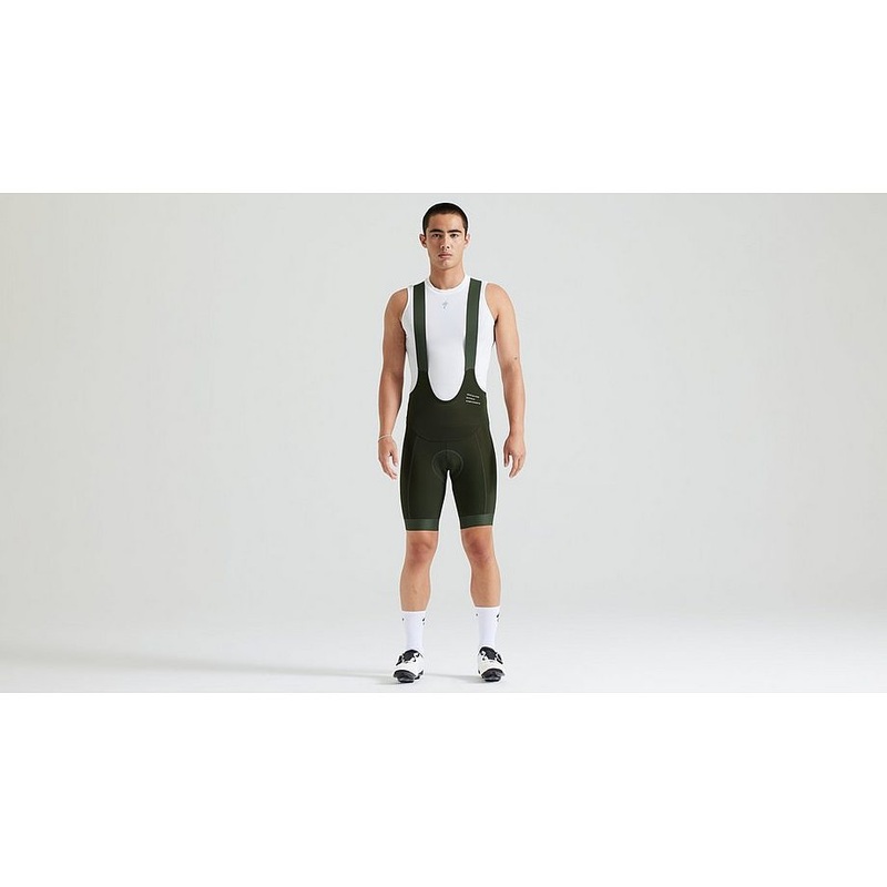 sbc foundation bib short men dark moss green l