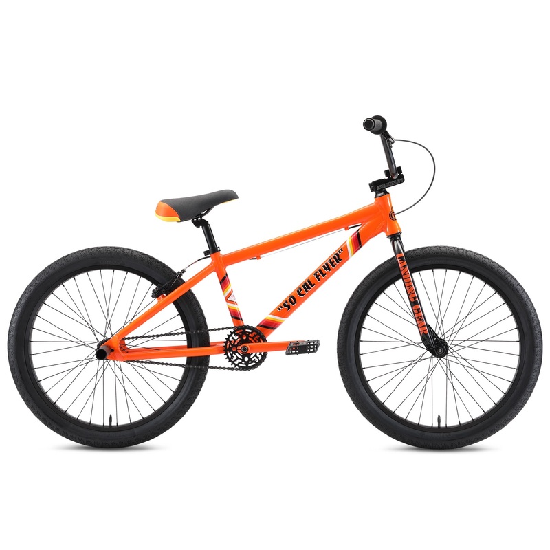 SE Bikes So Cal Flyer 24″ BMX Freestyle Bike-Orange