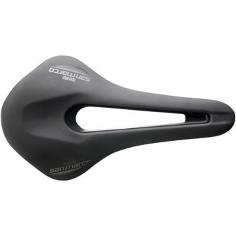 Selle San Marco Shortfit Open-Fit Sport Saddle v2.0, Manganese, Black, Narrow