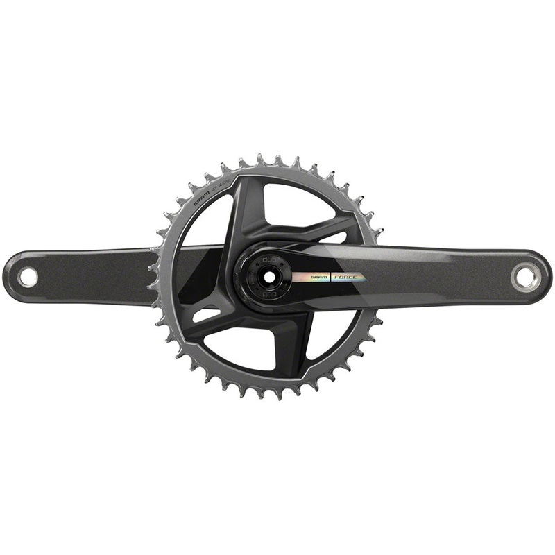 SRAM Force 1 Wide Crankset – 165mm 12-Speed 40t Direct Mount DUB Spindle Interface Iridescent Gray D2