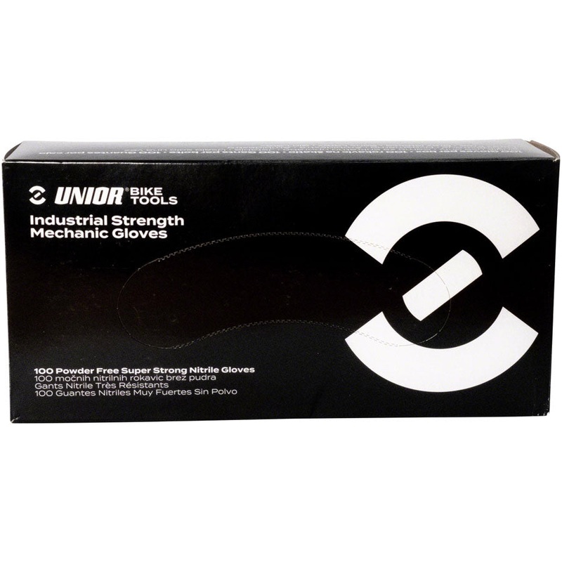 Unior Industrial Strength Nitrile Mechanic Gloves – Box 100 Small