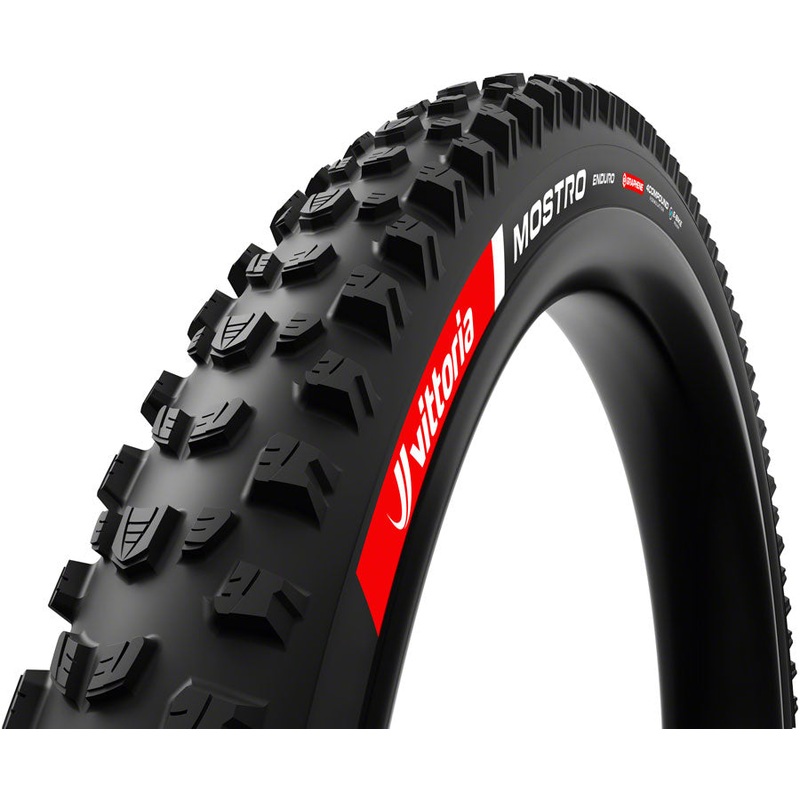Vittoria Mostro Enduro Tire – 29 x 2.6, Tubeless, Folding, Black, 4C Graphene, 2-ply, G2.0, E-Bike