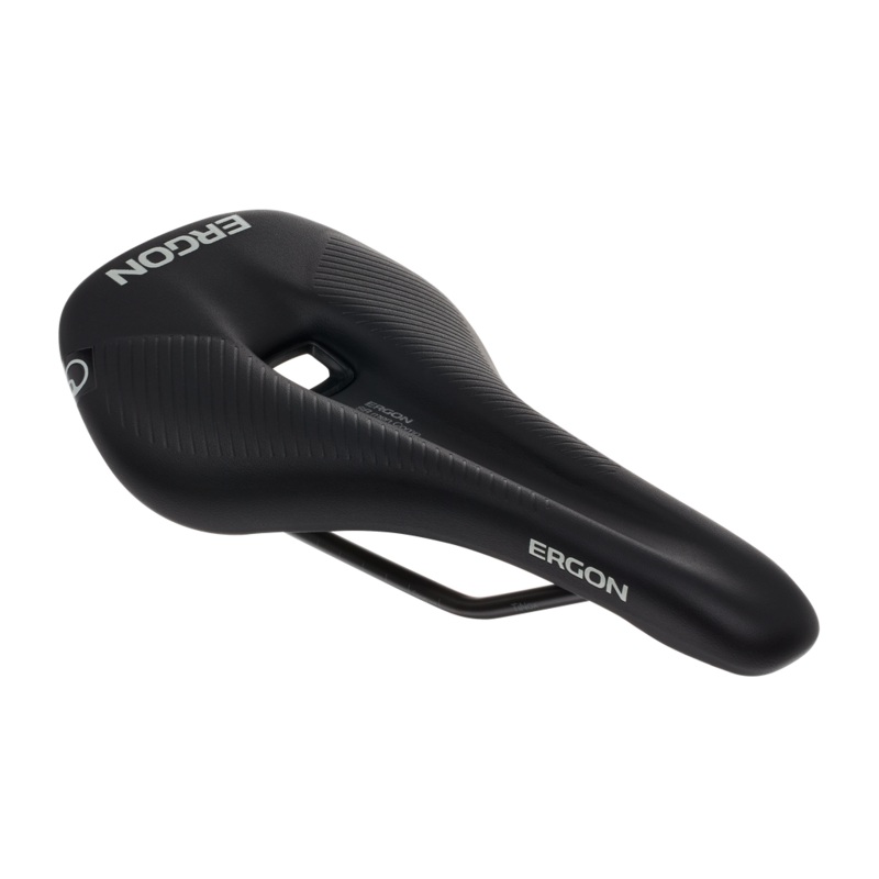 Ergon SR Comp Saddle – Titanium, Black, Medium/Large