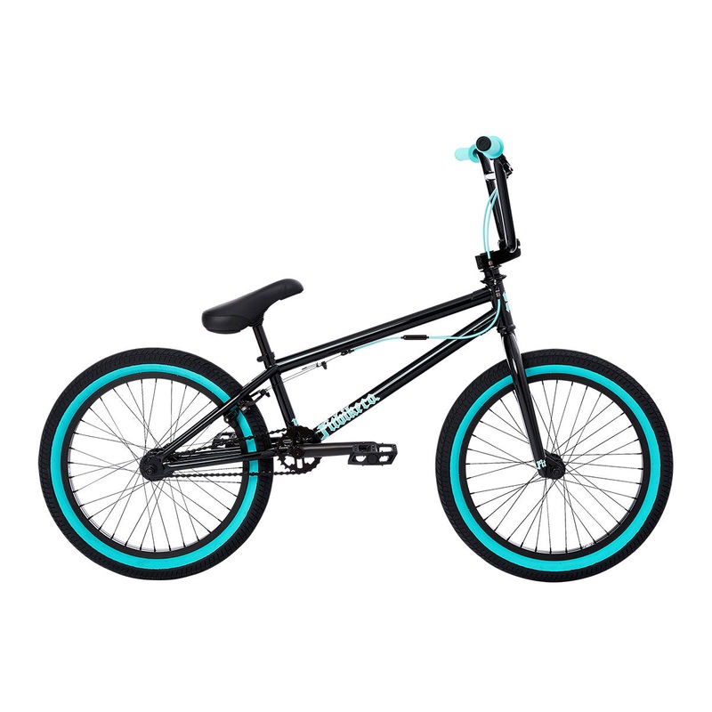 Fit PRK MD 20.5″TT BMX Freestyle Bike-Black Teal Flake