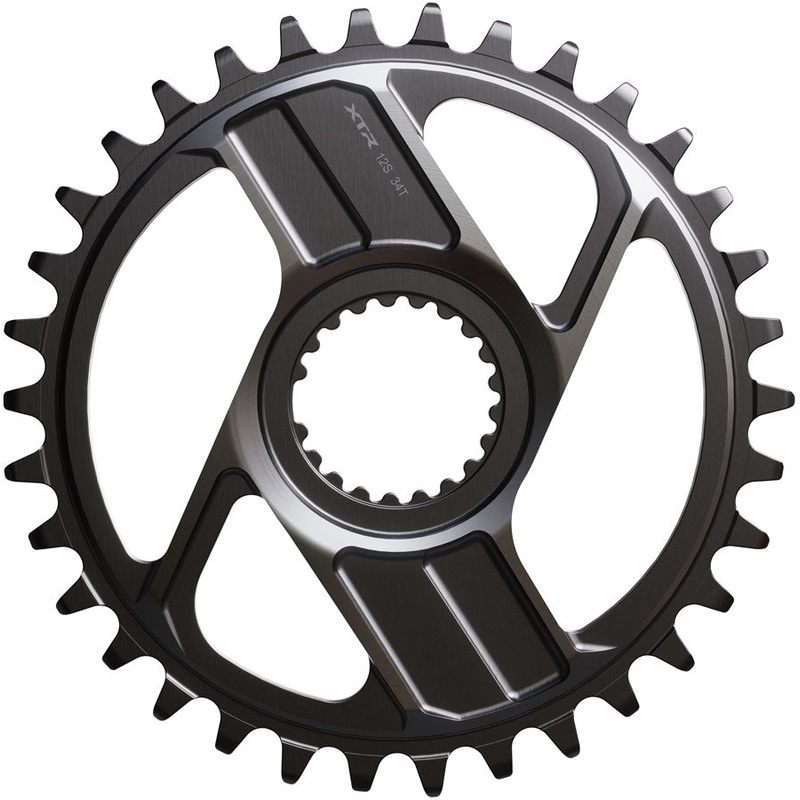 Shimano XTR SM-CRM96 1x Direct Mount Chainring – 34t, Shimano Direct Mount, For 12-Speed HG+ Chain, Fits M9200 and M9220