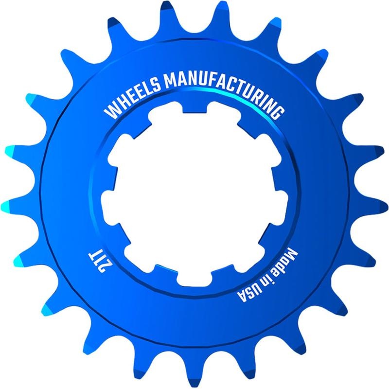Wheels Manufacturing SOLO-SPEED Cog – 21t Fits SOLO-SPLINE and SOLO-XD kits Blue