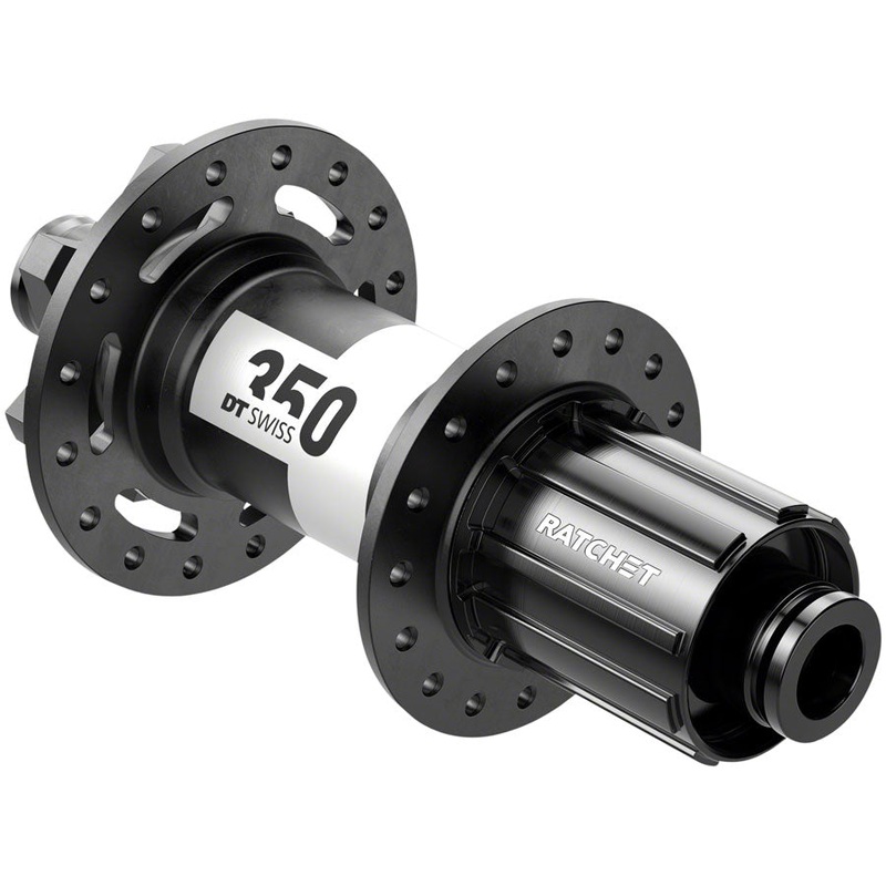 DT Swiss 350 Rear Hub – 12 x 148mm 6-Bolt HG11 MTN Black 32H 36pt