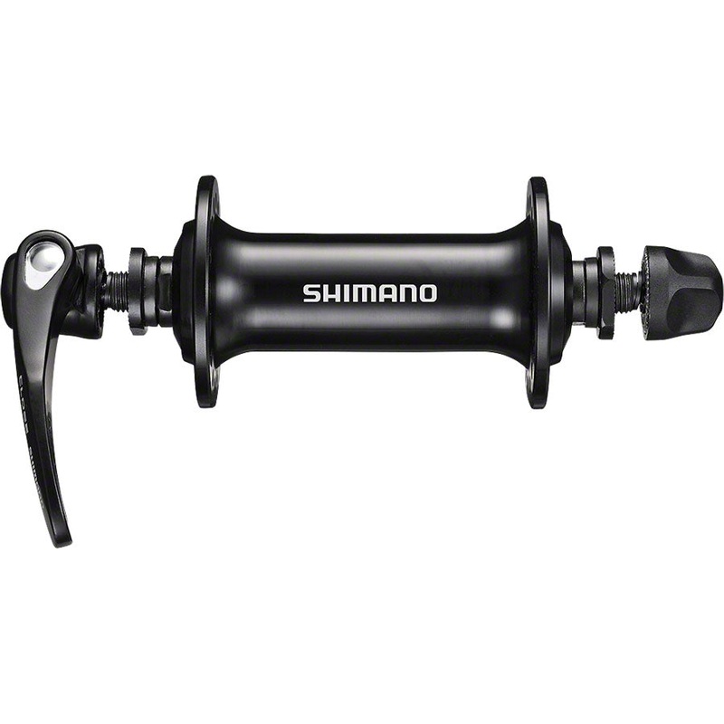 Shimano HB-RS400 Front Hub – QR x 100mm Rim Brake Black 36h