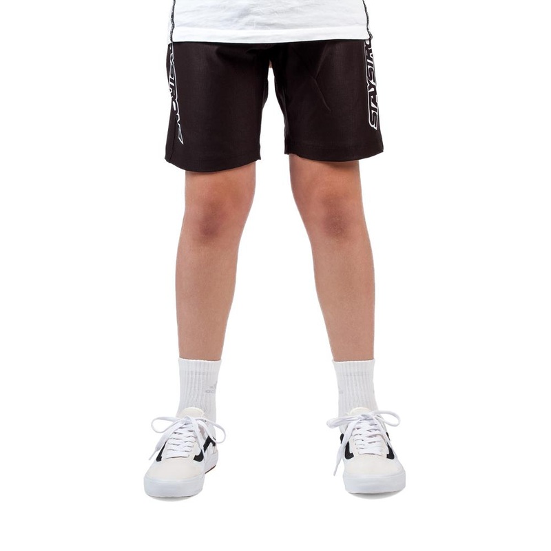 Stay Strong Youth V3 Race Shorts – Black/White